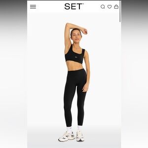 SET Active Sportbody Onyx Leggings SZ Small